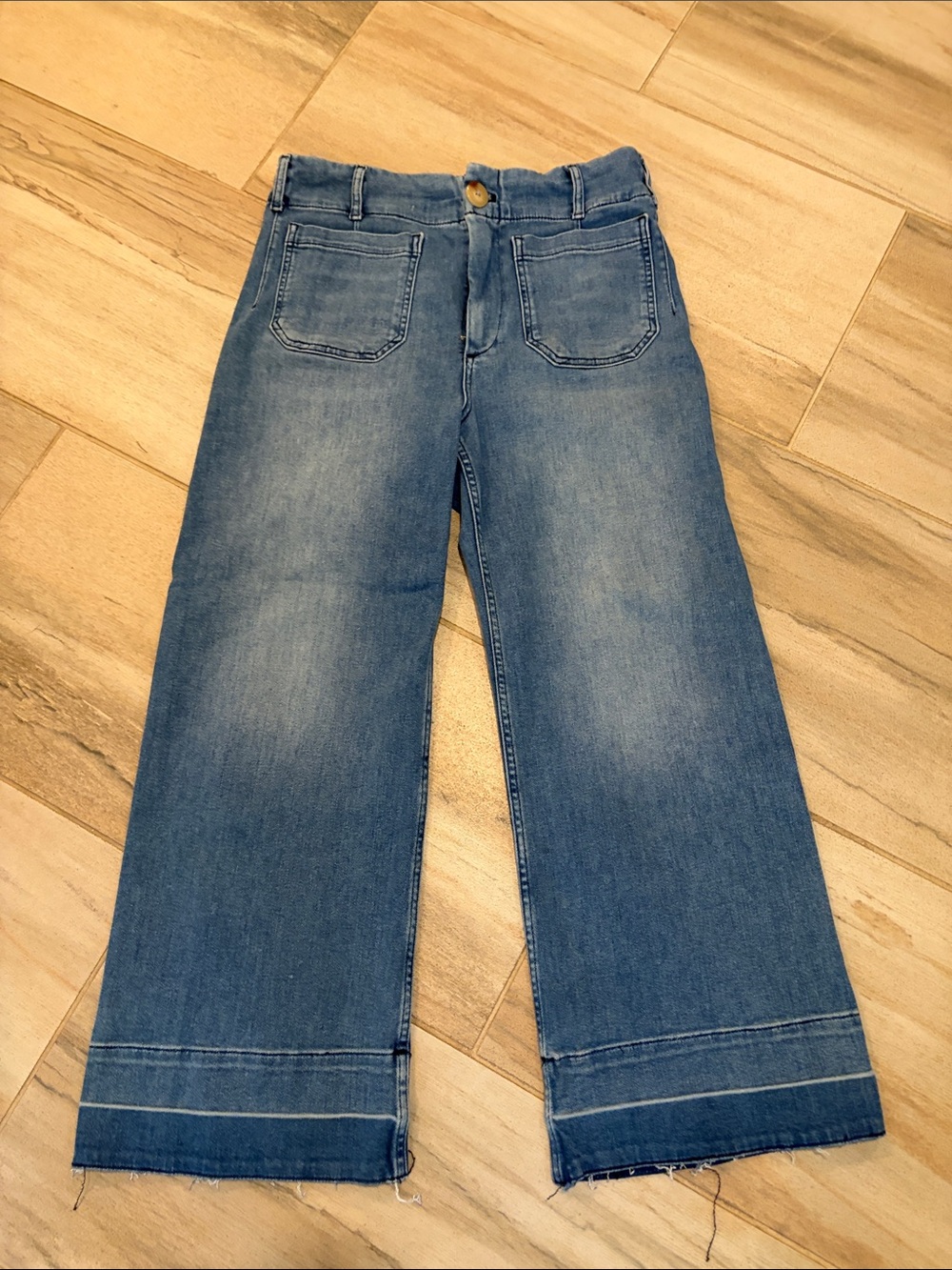 Anthropologie Maeve Colette Wide-Leg Jeans